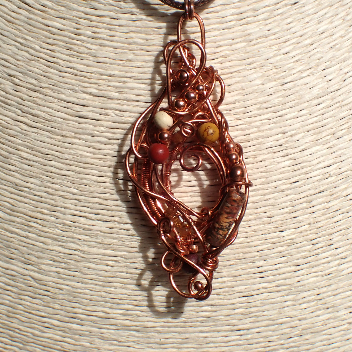 Thornfire Coil Pendant