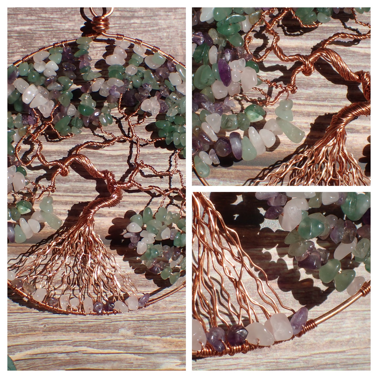 Large Gemstone Tree of Life Wall Art/Suncatcher