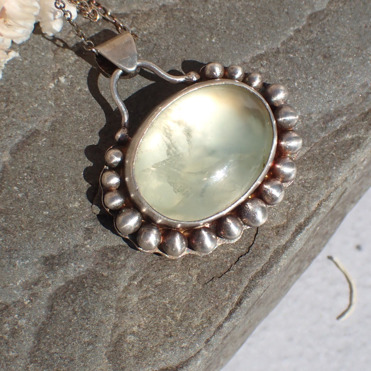 Greenstone Halo Pendant