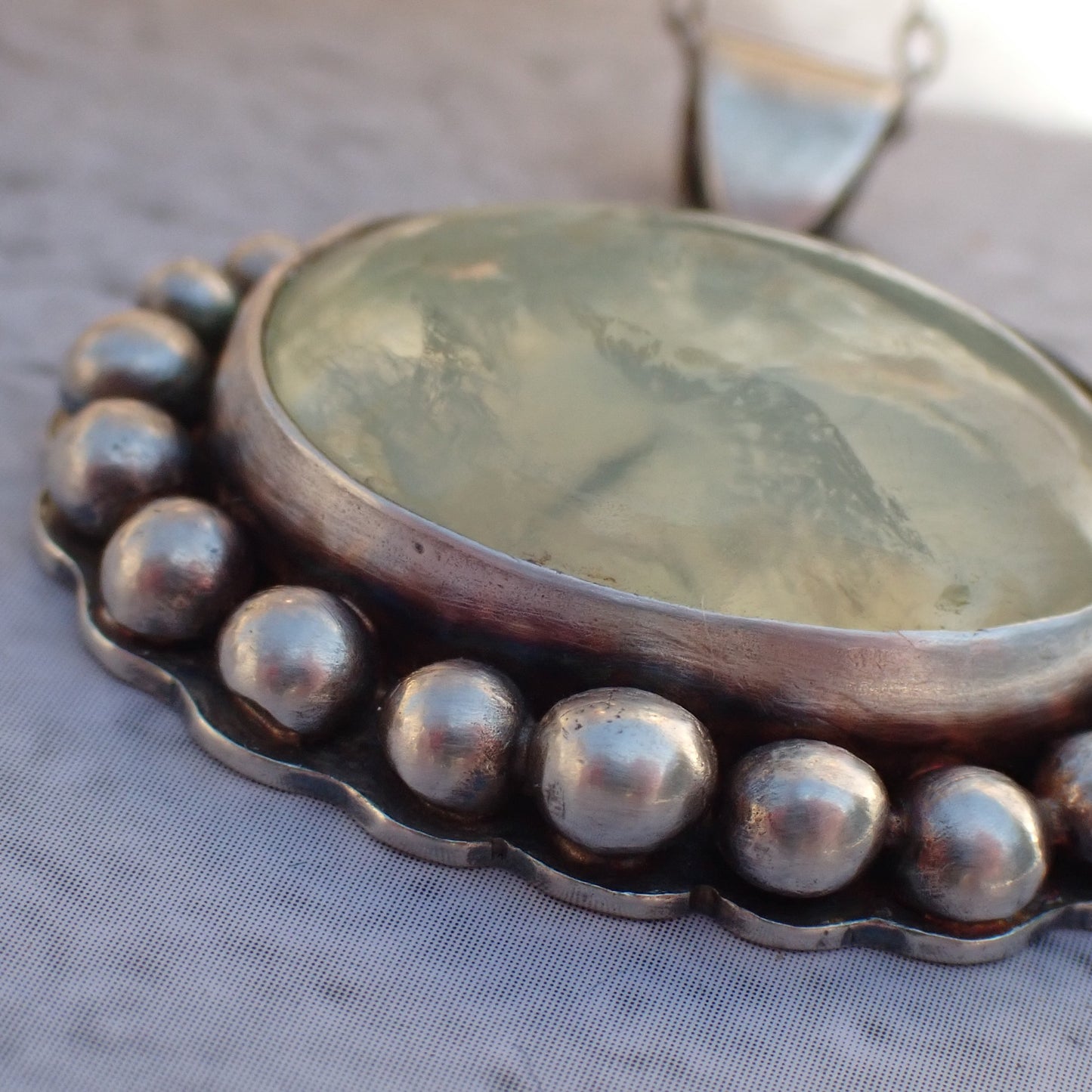 Greenstone Halo Pendant