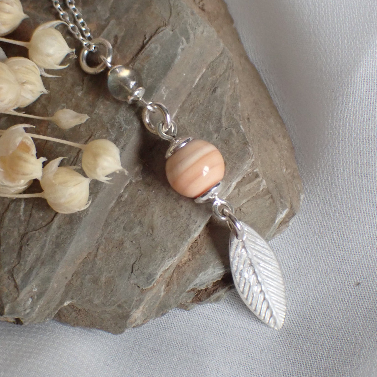 Tidebound Leaf Pendant