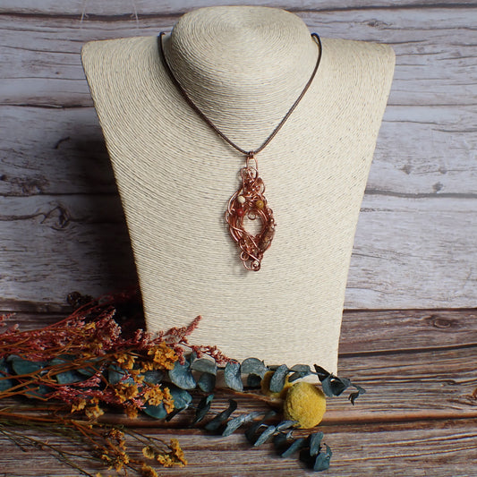 Thornfire Coil Pendant