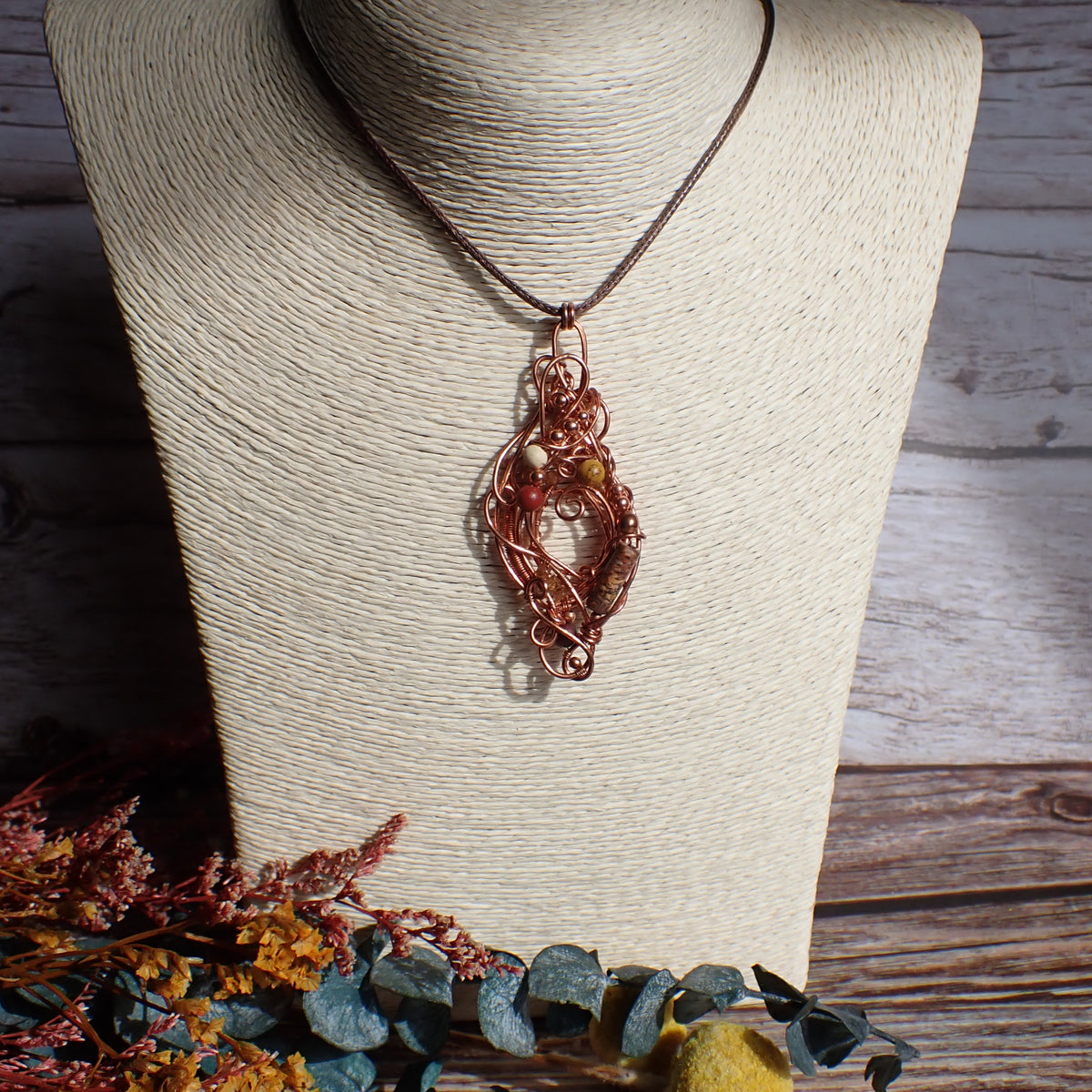 Thornfire Coil Pendant